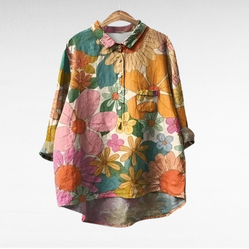 Joyce | Classic Floral Blouses